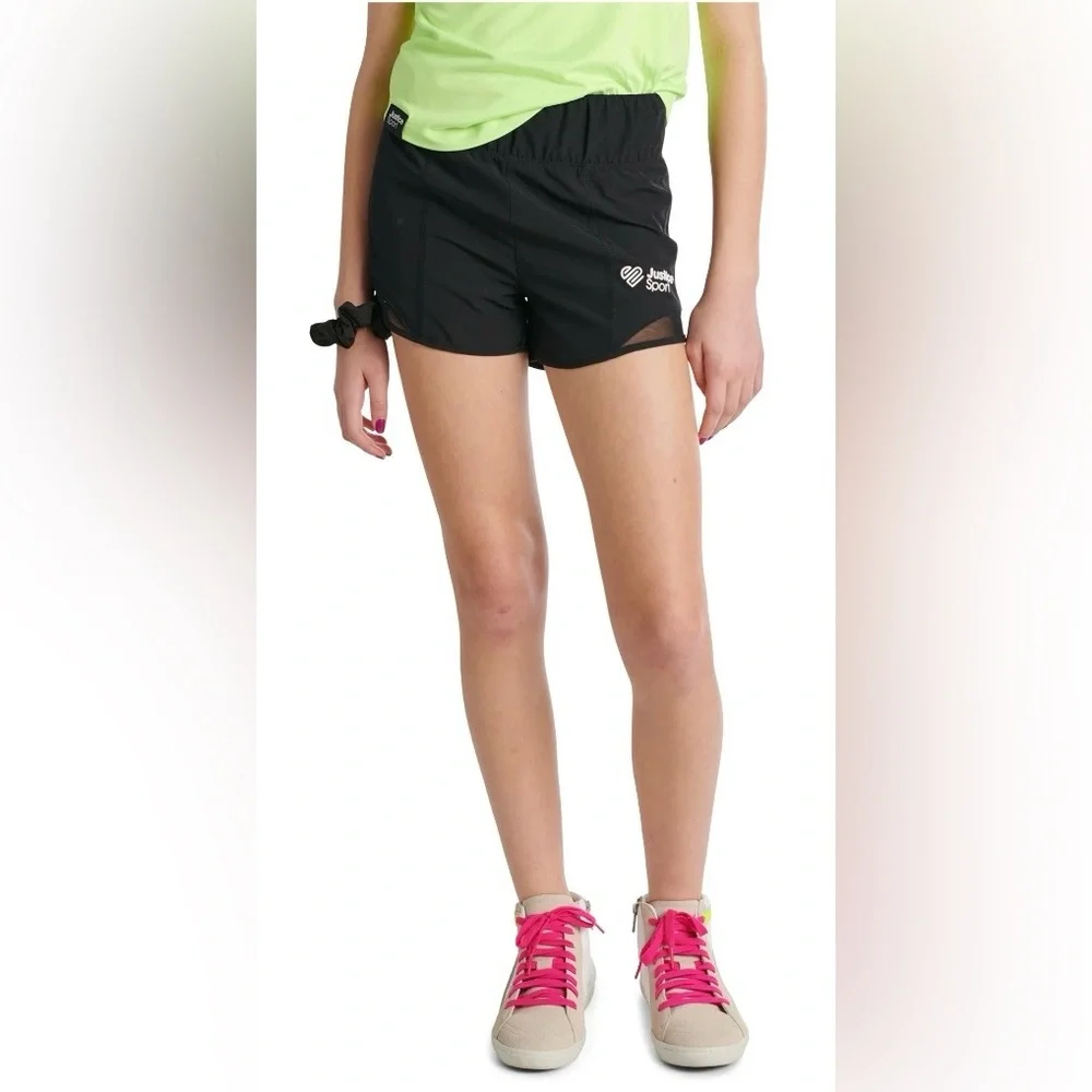 Justice Sport Girls Shorts Size M (10) Black